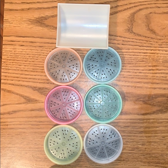 Vintage Tupperware Coaster Set - Picture 3 of 4